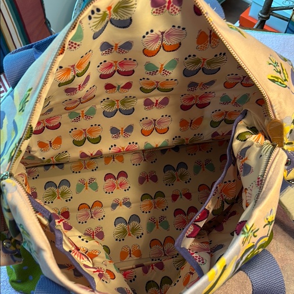 Matilda Jane Floral Travel Bag - Cream and Blue - Picture 5 of 7